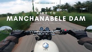 Manchanabele Dam  Interceptor 650  POV  Powerage Exhaust ASMR [upl. by Ansilma530]