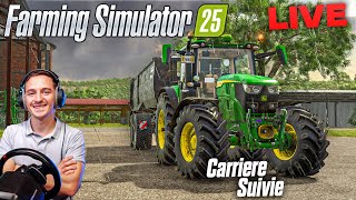 LA FERME SE DEVELOPPE  Carrière Suivie  FARMING SIMULATOR 25 [upl. by Longawa510]