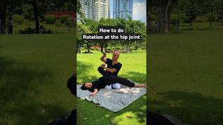 Rotation at the hip joint Pelvic region 3rd Massage lesson [upl. by Rolfston147]