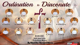 Ordination to Diaconate 29 June 2024 in Prabodhana Mysore [upl. by Imoian]