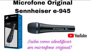 Microfone Sennheiser e945 100 Original Saiba como identificar [upl. by Jann]