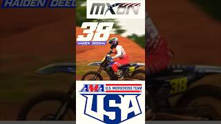 Haiden Deegan Team USA 🇺🇸 Motocross of Nations 2024 MXoN [upl. by Marchak]