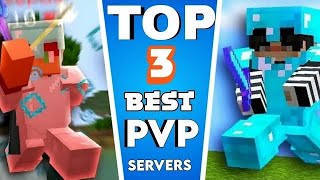 TOP 3 BEST PVP SERVERS FOR MCPE 121 [upl. by Snell305]