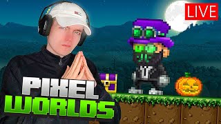 BLACK TOWER NYT😈UUSIA ITEMEITÄ😈PIXEL WORLDS SUOMI  LIVE🔴 [upl. by Adnovay978]