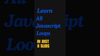 JavaScript Loops [upl. by Langley]