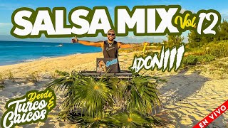 SALSA CLASICA VOL 12 🥁 LAS 12 MEJORES SALSA  MEZCLADA EN VIVO POR DJ ADONI ♥️🍺🥃  SALSA MIX [upl. by Raymund]