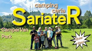 Sariater CamperVan Park  camping ceria  river view [upl. by Ailelc477]