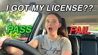 I GOT MY DRIVERS LICENSE Did I pass [upl. by Jannelle]