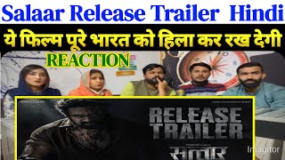 Reaction on Salaar Release Trailer  Hindi  Prabhas [upl. by Eniamor]