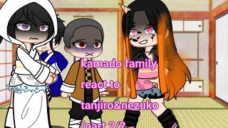 komado family react to tanjiro and nezukoshortcringepart 22lazy [upl. by Oiratno]