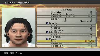 Radamel Falcao Face PES 6 con editor interno [upl. by Ainnos]