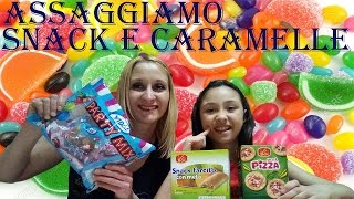 Assaggiamo snack italiani e caramelle italiane [upl. by Lashonde]