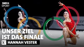 Hannah Vester vor Olympia Rhythmische Sportgymnastik bis zur Perfektion  SWR Sport [upl. by Guod]