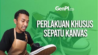 Cara Benar Mencuci Sepatu Kanvas Dijamin Awet  Tips [upl. by Starr]