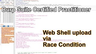 Burp Suite Certified Practitioner  Web Shell Upload via Race Condition [upl. by Eciuqram96]