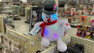 Frosty The Snowman Plush With Flashing Lights At Hobby Lobby [upl. by Carboni476]