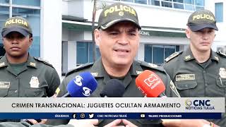 Autoridades intensifican lucha contra el tráfico de armas en Colombia [upl. by Ennaillij365]