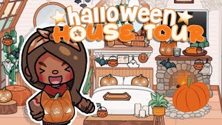 Halloween Family House Tour🎃🦇🔊VOICED  Toca Life House Tour 🌍 [upl. by Ikilisav960]