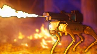 new flame thrower robot just dropped [upl. by Bertilla]