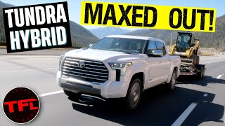 The New Toyota Tundra Hybrid Takes on the World’s Toughest Towing Test Maxed Out [upl. by Eyllom]