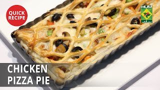 Chicken Pizza Pie  Quick Recipes  Masala TV [upl. by Demetra]