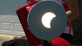 Observing Eclipse 2017 with Astroscan amp Sun Funnel [upl. by Bay]