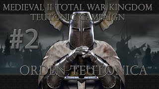 MEDIEVAL II TOTAL WAR KINGDOM TEUTONIC CAMPAIGN  ORDEN TEUTONICA 2 [upl. by Notlok]