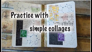 Simple collage practice ⭐️ Collage for beginners [upl. by Anthea]