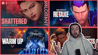 REACTING TO ALL VALORANT CINEMATICS Ep 15 FIRST TIME REACTION [upl. by Kingsley]