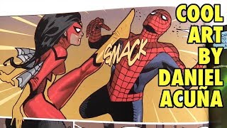 SpiderWoman vs SpiderMan by Daniel Acuña amp Brian Michael Bendis  Vlog 14 [upl. by Norehs]