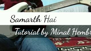 Samarth Hai  Sheldon Bangera Lead Guitar Tutorial [upl. by Heller]