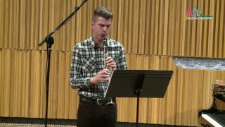 J S Bach  Clarinet Etude Nr 2 From suite for solo violin [upl. by Heathcote]