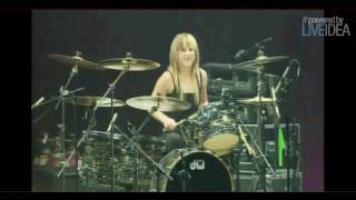 Skillet Drum Solo  Jen Ledger [upl. by Acnoib]