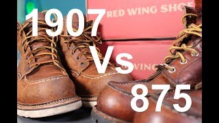 The ULTIMATE Moc Toe Red Wing 875 Vs 1907 [upl. by Bain]