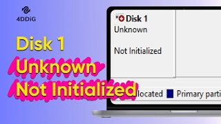 Disk 1 Unknown Not Initialized  How To Fix Disk 1 Unknown Not Initialized Issue Windows 11108 [upl. by Hamo]