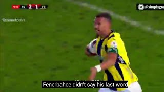 Edin Dzeko Goal Trabzonspor Vs Fenerbahçe 22 All Goals Analysis amp Extended Highlights [upl. by Imoyn967]