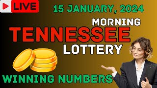 Tennessee Morning Lottery Results For  15 Jan 2024  Cash 3  Cash 4  Powerball  Mega Millions [upl. by Saimon]