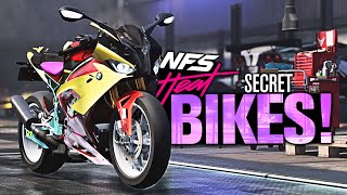 Need for Speed HEAT  Secret Bikes UNLOCKED BMW S1000RR [upl. by Airetahs]