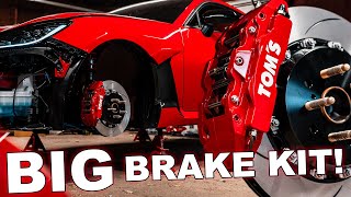 GR86 gets a BIG BRAKE KIT  Road to SEMA 23 [upl. by Evelunn]