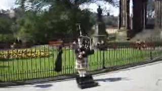 Scotland The Brave in Edinburgh Bagpipes [upl. by Enier]