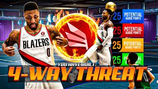 99 DAMIAN LILLARD quotSLASHING PLAYMAKERquot BUILD is OVERPOWERED in SEASON 8 NBA 2K22 [upl. by Aronle]