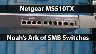 Netgear MS510TX Review a Funky Noahs Ark of a Switch [upl. by Vera]