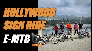 Hollywood sign meetup ebike ride bafang mid drive emtb BBS02 BBSHD Luna Cycle [upl. by Gerlac161]