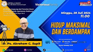 Ibadah Live Streaming GBI VIFA  Sr Ps Abraham C Supit  AptRobinson  28 Juli 2024 [upl. by Suivatco]