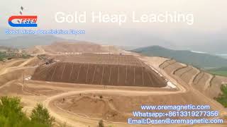 Gold Heap Leaching Desen Mining [upl. by Nosreg]