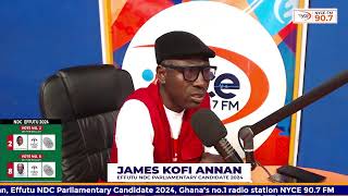 One On One Interview with James Kofi Annan Effutu NDC Parliamentary Candidate 2024 [upl. by Salas692]