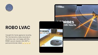 ROBO LVAC Voice Pro Eureka Forbes  Set Up  DEMO  REVIEW  ROBOTIC VACCUM CLEANER robovac 🧹 [upl. by Auqinom976]