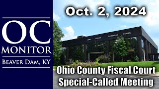 10224 Ohio County Fiscal Court SpecialCalled Meeting [upl. by Polloch266]