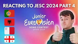 REACTING TO JUNIOR EUROVISION 2024 PART 4 [upl. by Droffilc]