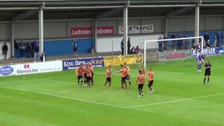 Ladbrokes League 1 Stranraer 2 Alloa Athletic 5 13082016 [upl. by Akirdnas]